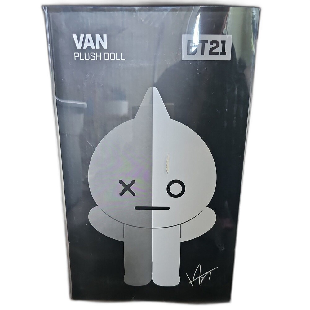 BT21 VAN Plush Doll BTS Line Friends Official Kpop Space Robot Opened Box - Picture 2 of 5